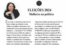 ELEIÇÕES 2024 – MULHERES NA POLÍTICA