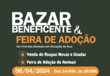 BAZAR BENEFICENTE E FEIRA DE ADOÇÃO