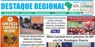 CAPA JORNAL DESTAQUE REGIONAL 17/05