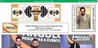 Prêmio Destaques do ano, Ângulo Pesquisas, para: Meta Fitness Academia