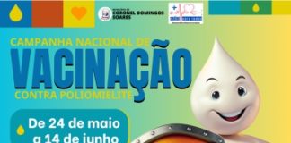 Cel. Domingos Soares inicia vacinação contra a pólio