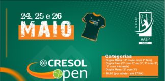 Cresol Open de Tênis em Duplas será neste final de semana em Palmas
