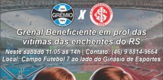 Grenal Beneficente irá arrecadar donativos para os desabrigados no Rio Grande do Sul