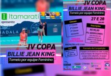 Vem aí a IV Copa Billie Jean King de Tênis Feminino por equipes em Palmas