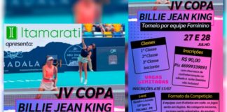 Vem aí a IV Copa Billie Jean King de Tênis Feminino por equipes em Palmas