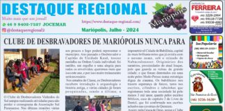JORNAL DESTAQUE REGIONAL MARIÓPOLIS