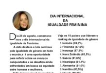 DIA INTERNACIONAL DA IGUALDADE FEMININA