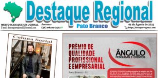 CAPA JORNAL DESTAQUE REGIONAL PATO BRANCO