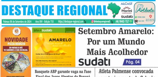 CAPA JORNAL DESTAQUE REGIONAL 06/09