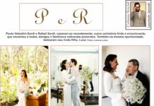 Paula Valentini Sordi e Rafael Sordi, casaram-se recentemente, numa cerimônia linda e emocionante