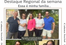 DESTAQUE REGIONAL DA SEMANA