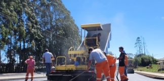 Asfalto transforma visual de Avenida em Coronel Domingos Soares