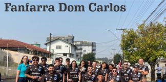 COLÉGIO ESTADUAL DOM CARLOS – PARTICIPAÇÃO EFETIVA NO DESFILE CÍVICO