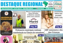 CAPA JORNAL DESTAQUE REGIONAL 18/10