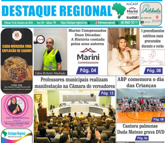 CAPA JORNAL DESTAQUE REGIONAL 18/10