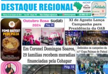 CAPA JORNAL DESTAQUE REGIONAL 25/10