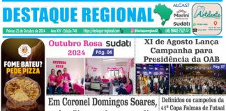 CAPA JORNAL DESTAQUE REGIONAL 25/10