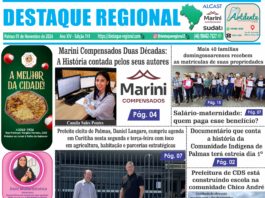 CAPA JORNAL DESTAQUE REGIONAL 01/11