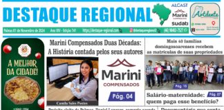 CAPA JORNAL DESTAQUE REGIONAL 01/11
