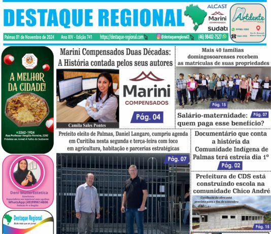 CAPA JORNAL DESTAQUE REGIONAL 01/11