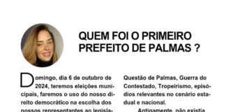 QUEM FOI O PRIMEIRO PREFEITO DE PALMAS?