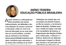 ANÍSIO TEIXEIRA EDUCAÇÃO PÚBLICA BRASILEIRA