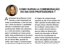 COMO SURGIU A COMEMORAÇÃO DO DIA DOS PROFESSORES?