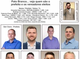 Pato Branco… veja quem são o prefeito e os vereadores eleitos