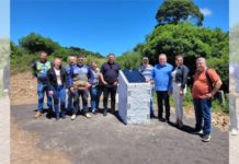 Bandiera e Lio inauguram primeira pavimentação da estrada do Travessão