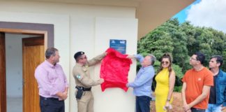 Governo de Cel. Domingos Soares inaugura Destacamento da Polícia Militar