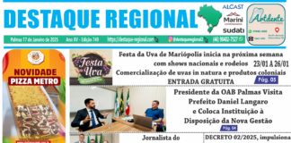CAPA JORNAL DESTAQUE REGIONAL 17/01
