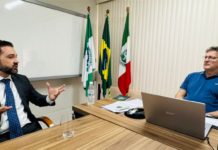 Presidente da OAB Palmas Visita Prefeito Daniel Langaro e Coloca Instituição à Disposição da Nova Gestão