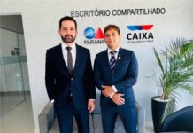 Presidente da OAB Palmas visita a subseção da OAB Paranaguá