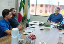 Representantes do Azuris estiveram reunidos com o Prefeito Daniel Langaro para apresentar seus projetos e discutir futuras parcerias