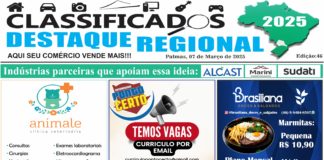 CLASSIFICADOS DESTAQUE REGIONAL 07/03