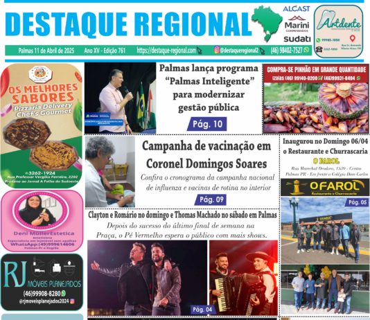 CAPA JORNAL DESTAQUE REGIONAL 11/04