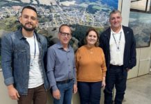 Representantes da Sanepar estiveram reunidos com a prefeita Dona Maria Antonieta