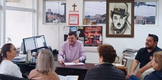 Cultura e Colégio Dom Carlos celebram parceria para pintura de muro da Escola