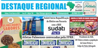 CAPA JORNAL DESTAQUE REGIONAL 16/05
