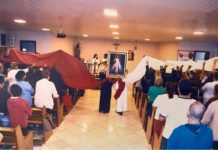 No dia 27 de abril o Grupo de oração Divino Espírito Santo da Capela São José realizou a Segunda Festa da Divina Misericórdia