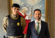 Presidente da OAB Palmas recebe novo comandante do 12º Batalhão da PM em reunião institucional