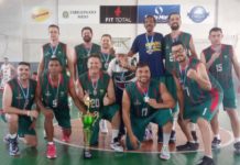 Equipe Palmas Basquete Master 40+ disputa nova etapa da Liga Catarinense
