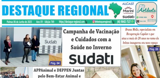 CAPA JORNAL DESTAQUE REGIONAL 06/06
