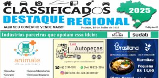 CLASSIFICADOS DESTAQUE REGIONAL 18/07