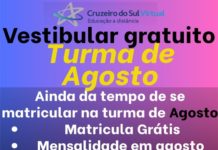 VESTIBULAR GRATUITO