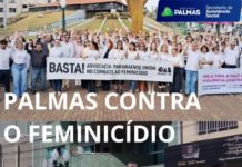 PALMAS UNIDA CONTRA O FEMINICÍDIO!