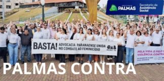 PALMAS UNIDA CONTRA O FEMINICÍDIO!