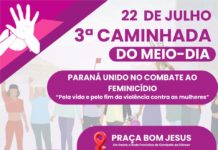 CAMINHADA PELO FIM DA VIOLÊNCIA CONTRA A MULHER