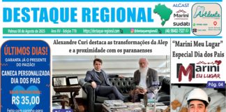 CAPA JORNAL DESTAQUE REGIONAL 08/08