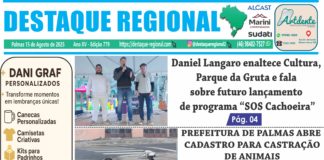 CAPA JORNAL DESTAQUE REGIONAL 15/08